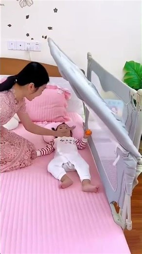 🔔 Baby Comfy Safety Lightweight Bed Side Crib # 2346 Product Link in Bio