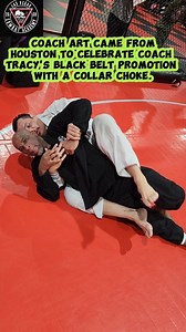 Tracy started training with coach Art as a white belt in 2013. 10 years later, Tracy was promoted to black belt under the tutelage of Chad Lyman. Coach Art came back from Houston for the celebration! #blackbelt #blackbeltbjj #bjjpractitioner #bjjtraining #warriormindset #kravmaga #fitness #motivation #selfdense #streetselfdefense #mindset #vegasgyms #lasvegascombatacademy #lasvegaskravmaga #kravmaga #kravmagatraining #bjj #brazilianjujitsu #muaythai #mma #boxing #striking | Las Vegas Combat Acad