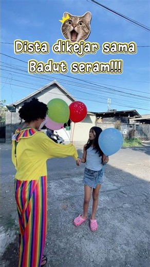 Dista ran away while being chased by a clown 😱😱😱 #viralvideo #viralvideos