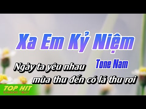 Xa Em Kỷ Niệm Karaoke Tone Nam | Nhạc Sống Mới Dễ Hát TOP HIT KARAOKE