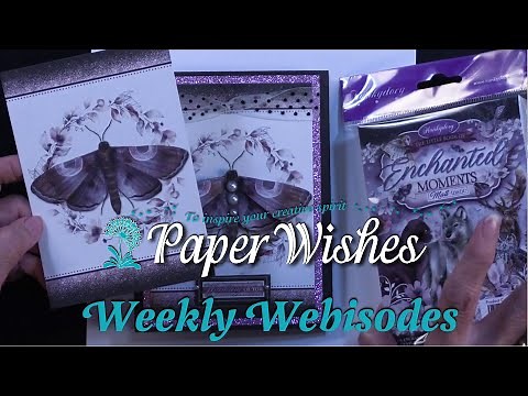 4 Card Ideas Using Enchanted Moments by Hunkydory