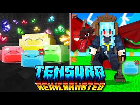 I Survived 100 Days As a Slime In Tensura Minecraft... Here's What Happened!