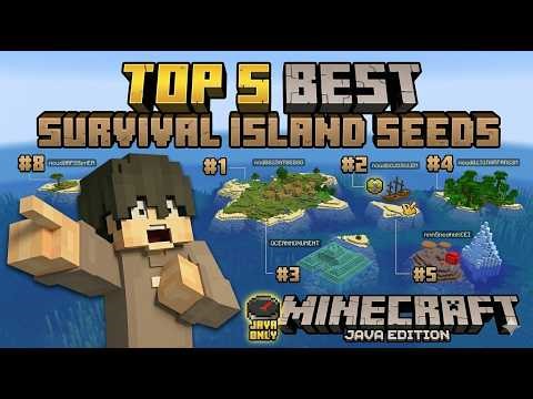 Top 5 Best Minecraft Java Seeds – Survival Island 🌴