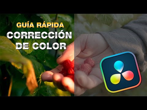 Guía Rápida de CORRECCIÓN DE COLOR en DaVinci Resolve