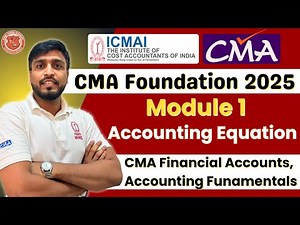 CMA Financial Accounts | Simple Column Cash Book | Module 1 Fundamentals for CMA Foundation & Inter