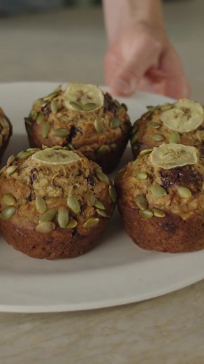 Banana Oat Muffins for Your Running Fuel