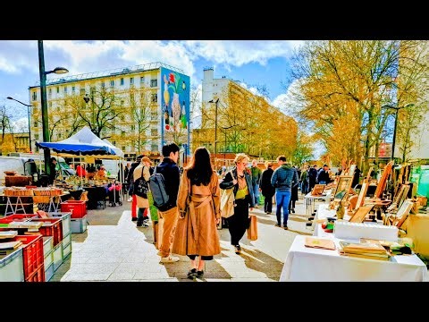Paris France🇨🇵GRAND BROCANTE🏺Marchés AUX Puces🛍FLEA MARKET🪞Antiquités old Things🖼Vide-greniers 4KHDR
