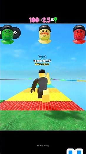 Hokai Vs Speed Clicker🙂(Speed Clicker)#roblox #robloxshorts