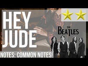 SUPER EASY: How to play Hey Jude by The Beatles on Tin Whistle (Tutorial)