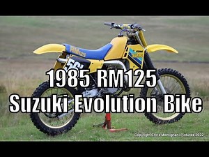 1985 Suzuki RM125 Evolution Dirt Bike