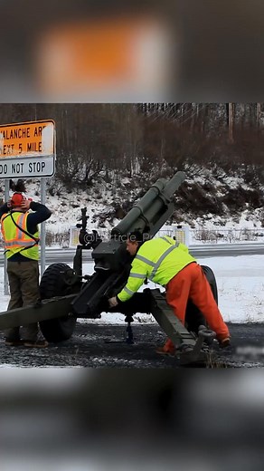 6K views · 81 reactions | Army Uses Artillery Shells Against Heavy Snow  #shorts | Particle Project | Facebook