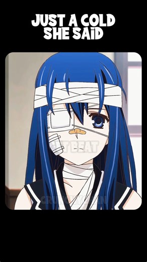 Just a cold she said 💀 #anime #brynhildr #animeedit