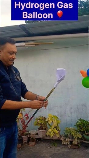 Hydrogen Gas Balloons 🎈 #youtube #experiment #Chemistry