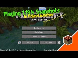 Playing Minecraft Java Edition 1.19.4 Snapshot In PojavLauncher!!