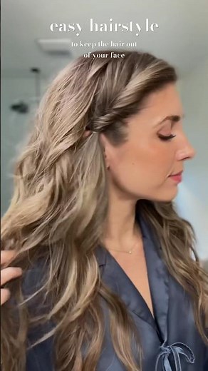Easy Hairstyle, Pulled Back Hair Tutorial