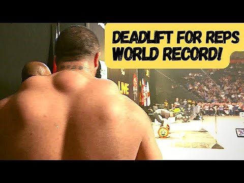 World Record I Strongman DEADLIFT for Reps - 400KG (882lbs)