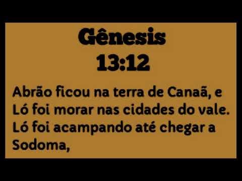ESTUDO DO LIVRO DE GENESIS CAPITULO -13---VERSICULO---12---24---01---2026