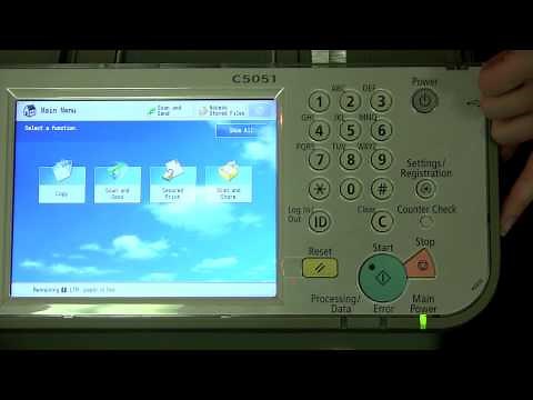How to Check Meter Reading on Canon Image Runner Copier