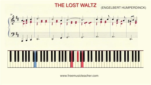 How To Play Piano The Last Waltz Engelbert Humperdinck