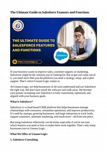 The Ultimate Guide to Salesforce Features and Functions - SlideServe