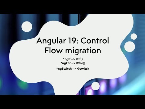 Angular Control Flow Migrating: *ngIf to @if, *ngFor to @for, *ngSwitch to @switch automatically