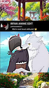 Mio's next level attitude!,👑tsukimichi: moonlit fantasy#anime#shorts#edit