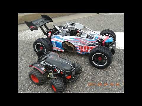 FS-RACING 1/5バギー 30ccエンジン 初走行