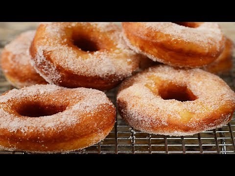 Homemade Doughnuts Recipe Demonstration - Joyofbaking.com