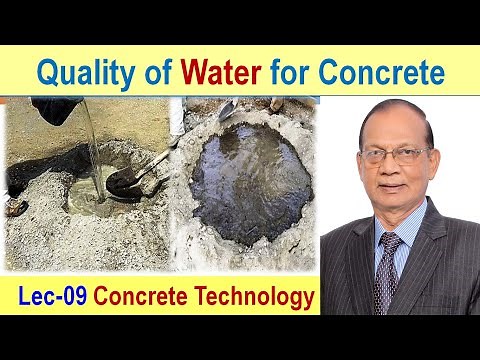 Quality of Mixing Water in Concrete | Role & Effect of impurities in water on properties of concrete