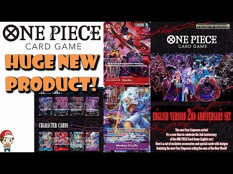 BIG New Anniversary Set Revealed! Crazy Promos! 4 Emperors! (One Piece TCG News)