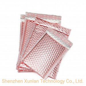 [Hot Item] Metallic Rose Gold Blush Padded Bubble Envelopes