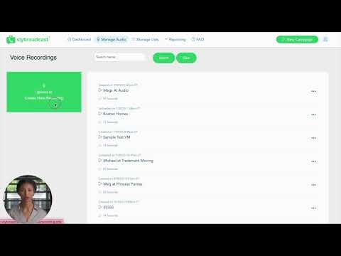 Uploading an Audio File in slybroadcast