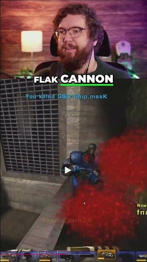 Insane reaction flak cannon one shot in the semi-finals wcg 2004 ut2k4