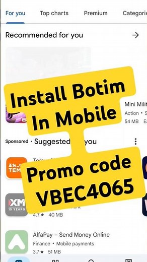how to install botim app in mobile 🔥 #smartphone #botim #shorts