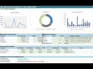 "Creative Business Tracker Pro - Complete Excel Business Management System | Demo & Features