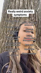 Comment pod 57 for my episode where I share 22 really weird and scary anxiety symptoms 💛 For my personal story, where I share my anxiety story with you, during my darkest days with gad, panic disorder and health anxiety, as well as how I finally found ways to manage my daily, never-ending symptoms, find the link for my first book in my bio or go to:⁣ ⁣ 📖 helpwhyamisoanxious.com or comment help All my resources at honestlyholistic.com If you need to look up symptoms or anything in relation to a