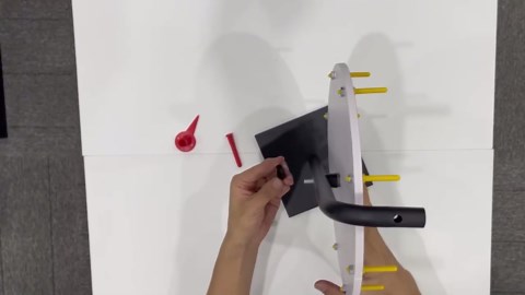 Prize Wheel Spinner with Stand 12 inch, Fortune Spin Tabletop Spinning Wheel with Marker and Eraser for Carnival Games, Parties, Raffle, Tradeshow, Office, 12" Black