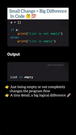 Small Change in Code = BIG Difference 😱 | Coding Logic Trap #pythontricks #youtubeshorts #ytshorts