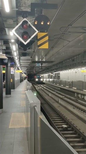 羽沢横浜国大駅に到着する相鉄21000系8両編成 各停西高島平行き