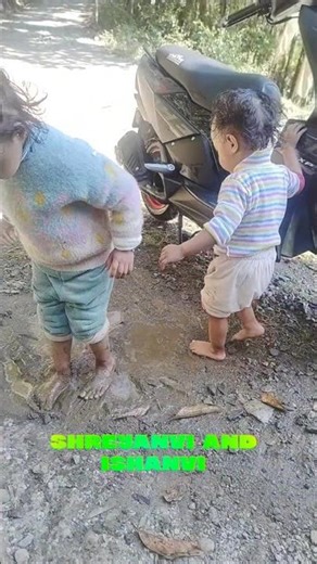 Babies and muddy moments-the cutest combination.#kids #mudding