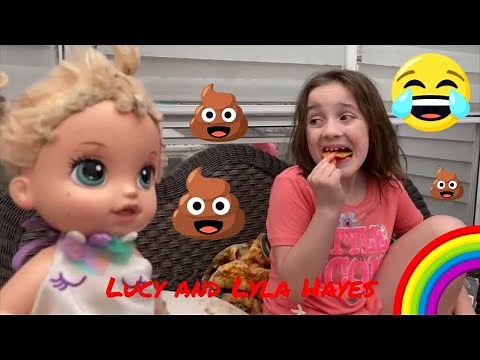 Baby Alive Poops Herself Last to Leave the Room Challenge