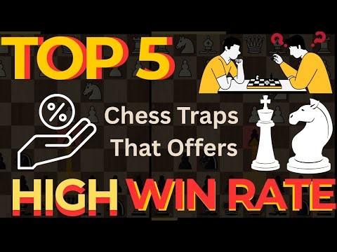 These Are Top 5+1 Chess Traps That Offer INSANE Win Rates!! (You’ll Fall in Love With Them!