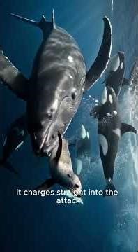 Why do Humpback whales protect seals from Orca attacks? 🐋 #humpbackwhale #orca #killerwhales
