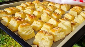 Neverovatno dobar recept. Napravite lisnato testo i žu-žu lepši nego u pekari