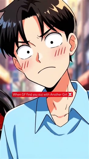 When Girlfriend finds you with another girl#girl #girlfriends #animation#art #funny #art #2d #shorts