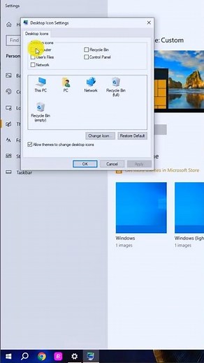 Unhide my computer recycle bin control panel #windows #computereducation #thevisioncomputerinstitute