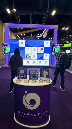 Interactive Entertainment Group on Instagram: "We didn’t just show up at #ExhibitorLIVE—we showed what experiential really means. From a larger-than-life match game to data-driven vending, our booth turned engagement into action. 🎯"