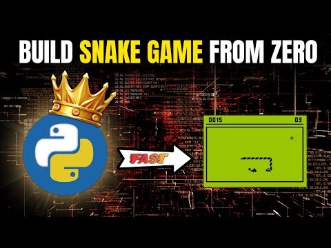 𝗣𝘆𝘁𝗵𝗼𝗻 𝗣𝗿𝗼𝗷𝗲𝗰𝘁 𝟭: 𝗕𝘂𝗶𝗹𝗱 𝗦𝗻𝗮𝗸𝗲 𝗚𝗮𝗺𝗲 𝗶𝗻 𝗣𝘆𝘁𝗵𝗼𝗻 🐍 | 𝗕𝗲𝗴𝗶𝗻𝗻𝗲𝗿 𝗙𝗿𝗶𝗲𝗻𝗱𝗹𝘆 𝘄𝗶𝘁𝗵 𝗝𝘂𝘀𝘁 𝗟𝗼𝗼𝗽𝘀 & 𝗟𝗶𝘀𝘁𝘀!