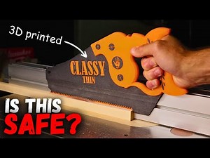 Is it SAFE to make and use your own 3D printed push stick? We need to test them.