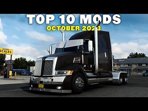 TOP 10 ATS MODS - OCTOBER 2023 | American Truck Simulator Mods.